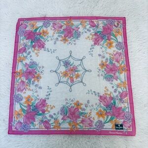 Giovanni Valentino Cotton Multicolor Handkerchief/Bandanna/Scarf 18”